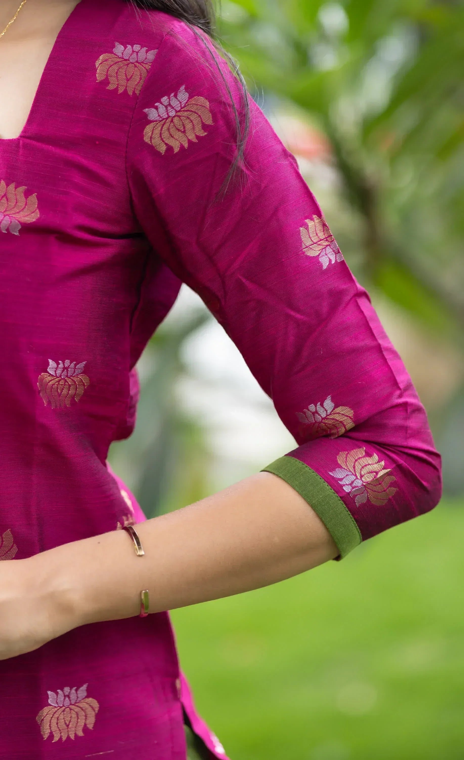 Summer Special Pure Cotton Ethnic Kurta Set for Women with Trousers & Dupatta